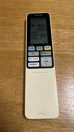 TOSHIBA エアコン用リモコン WH-RA04EJ 本体のサムネイル
