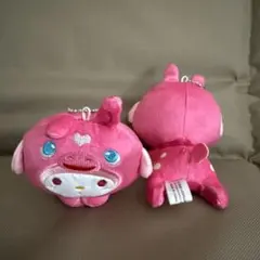 マイメロディ ぬいぐるみマスコット 2個セット マイメロ　ロディ　サンリオ