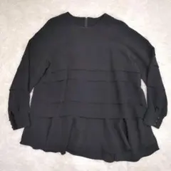 美品✨DAMA collection コットンレーススリーブ フレアーチュニック 