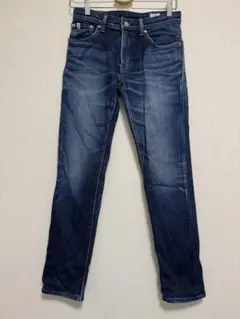 EDWIN スリムフィット デニムパンツ ダークブルー