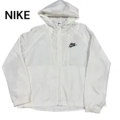 NIKE ナイロンパーカー ホワイト 白 ジャケット M