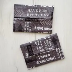 【64】子供用 2個セット ポケットティッシュケース ミニサイズ ラミネート