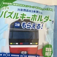 名古屋鉄道　鉄道の日キャンペーン オリジナルパズルキーホルダー