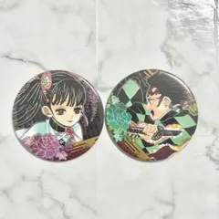 竈門炭治郎 栗花落カナヲコレクション缶バッジ 第二弾