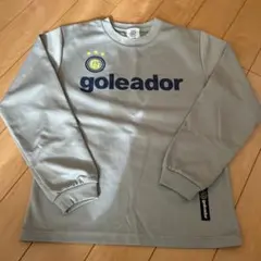 未使用品　キッズ150cm goleador グレー 長袖 サッカー　フットサル