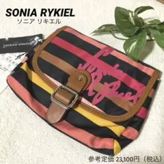 新品タグ付 SONIA RYKIEL ポーチ ミラー付のサムネイル