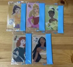 ディズニープリンセス カード 5枚セット