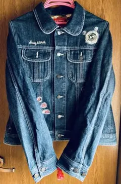♡DRUG STORE'Sドラッグストアーズ 刺繍入りダークデニムジャケット♡