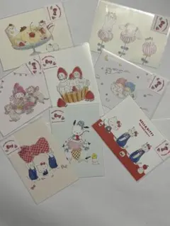 トコロコムギ×サンリオ　ポストカード 8枚セット