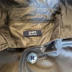 美品　SHIPS 折りたたみ可レディースライトコート