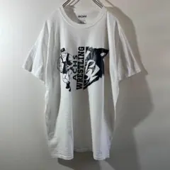 T-371 GILDAN ACHS WRESTLING Tシャツ L ホワイト