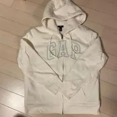 GAP フルジップパーカー US XL クリーム色
