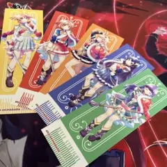 アトレ秋葉原　少女☆歌劇　レビュースタァライト　しおり　5枚