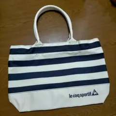 le coq sportif ストライプ トートバッグ