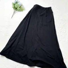 アニエスベー　ロングフレアスカート　スウェットスカート　Aライン　ウエストゴム