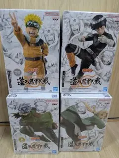 【新品・未開封品】NARUTO-ナルト- 造形忍界大戦のフィギュア4体セット