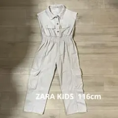 ZARA ノースリーブ オーバーオール 116cm