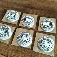 スヌーピー 缶バッジセット 全6種