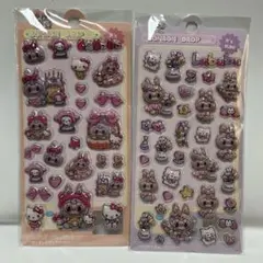 【2枚】ラブブボンボンドロップシール