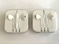 Apple純正 有線イヤホン 2個セット ホワイト