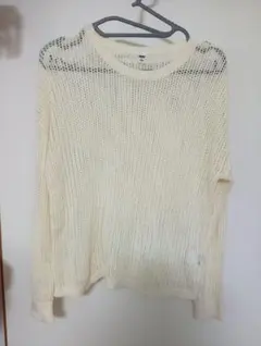 UNIQLO 3DメッシュクルーネックセーターL