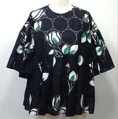 トゥモローランド　コレクション　アイレットフリルラッフルスリーブ　ブラウス