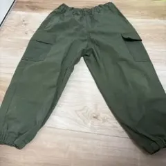 GU カーゴパンツ カーキ 120センチ