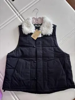 niko and... キルティングベスト ネイビー