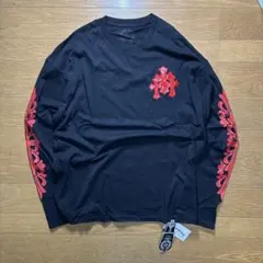 CHROME HEARTS 黒ロンT クロスレザーパッチ swagのサムネイル