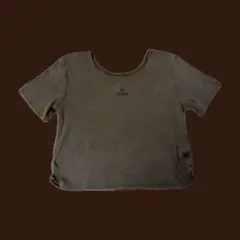 Kastane カスタネ ロゴ刺繍 リブ 半袖 Tシャツのサムネイル