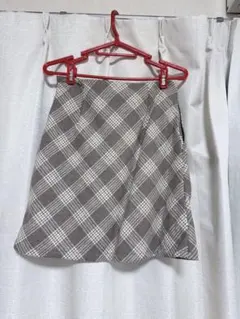 apres jour アプレジュール　ブラウン系チェック タイトスカート