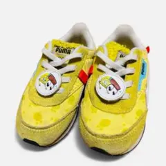 PUMA スポンジボブ スニーカー イエロー 子ども