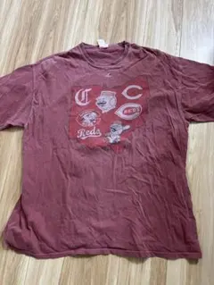 majestic後染めビッグサイズＴ　シンシナティレッズ　アメリカ古着