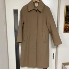 beams ベージュ ロングコート