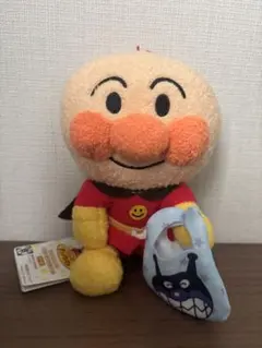 アンパンマン ぬいぐるみ バイキンマンバック付き