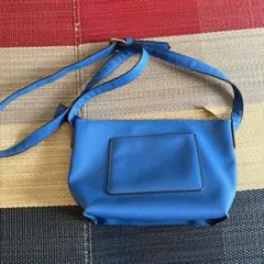 LOWRYS FARM ブルー ショルダーバッグ