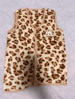 ヒョウ柄ベビーベスト
