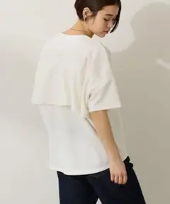 AMERICAN HOLIC アメリカンホリック　 バックフリル半袖プルオーバー