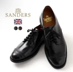 SANDERS Military ダービーシューズ　6 1/2 ブラックのサムネイル
