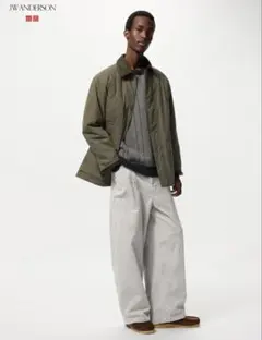 新品未使用 UNIQLO JWANDERSONコーデュロイワークパンツ グレー