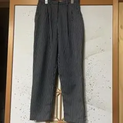 Milly Lou ストライプ柄カジュアルパンツ M