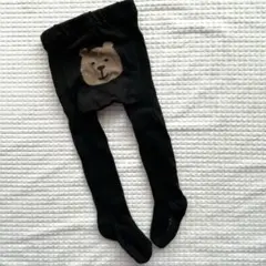 baby GAP くまタイツ ブラック 12-24month