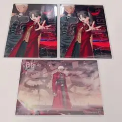 fate 遠坂凛　エミヤ　カード　3枚