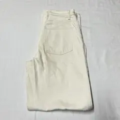 UNIQLO U ホワイトデニム バギー