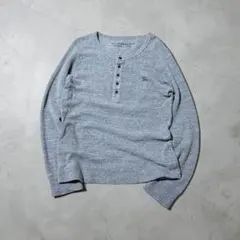 00s burberry grunge thermal henry neck