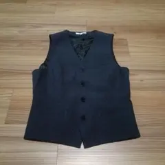 FACE MIX ダークグレー ベスト S