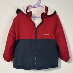 ★季節外れセール★プティマイン　110 ジャンバー　フード取り外し可能　男の子