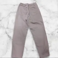 GRL バックウエストゴム コットンストレートパンツ M　 YT510