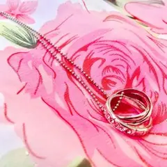 ディズニー リング ネックレス 指輪