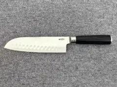 ★お値下げ・新品★　三徳包丁 ダマスカス（178mm） 万能包丁　専用小箱付きのサムネイル
